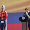 Posesión Presidente Gustavo Petro, discurso con la espada de Bolívar