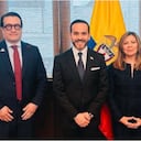 Primera reunión entre el presidente Abelardo De La Espriella y la fiscal general Luz Adriana Camargo.