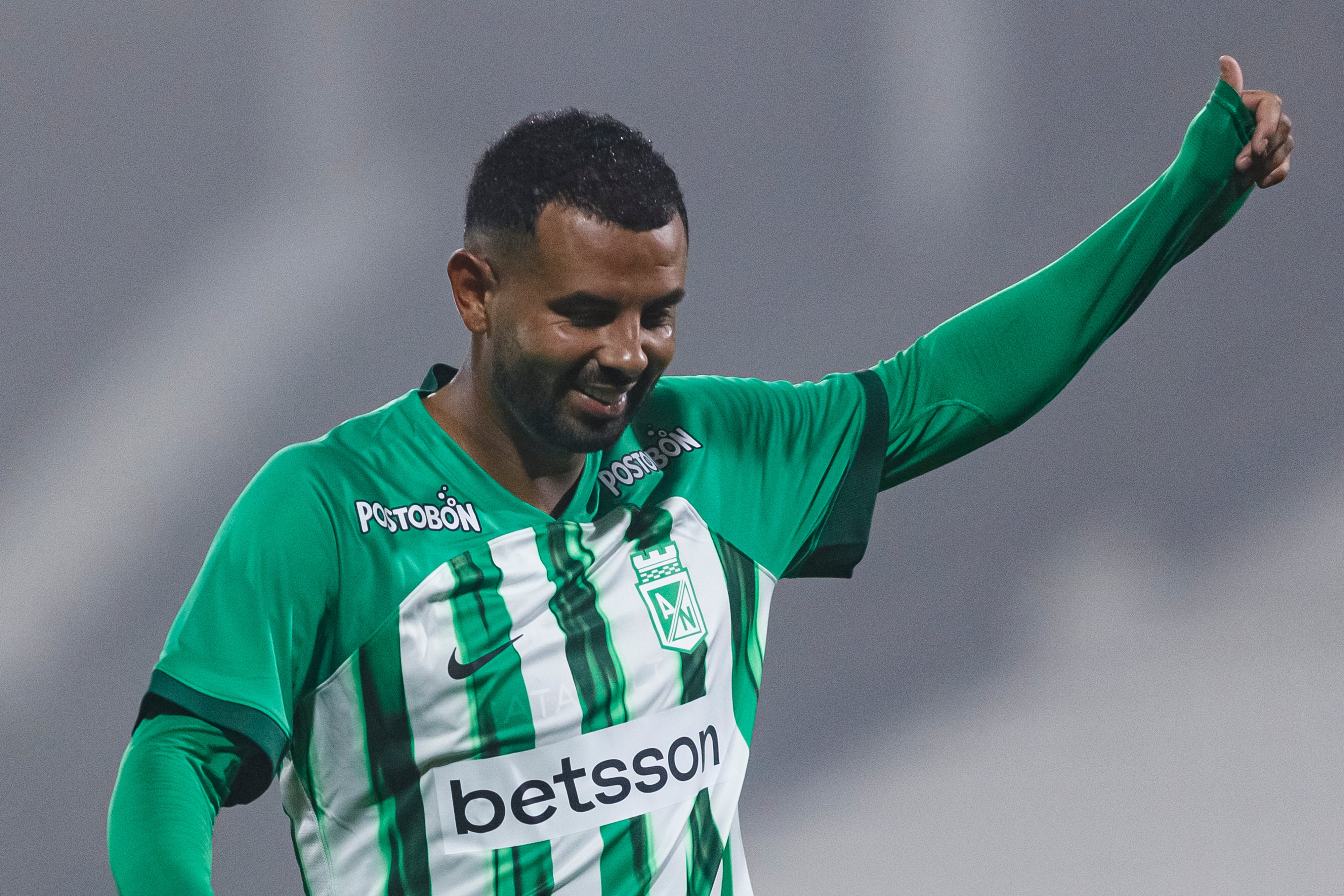 LIMA, PERU - JUNE 27: Edwin Cardona of Atletico Nacional walks in the field during Copa Ciudad de Los Reyes match between Sporting Cristal and Atletico Nacional at Estadio Alejandro Villanueva on June 27, 2024 in Lima, Peru. (Photo by Martín Fonseca/Eurasia Sport Images/Getty Images)