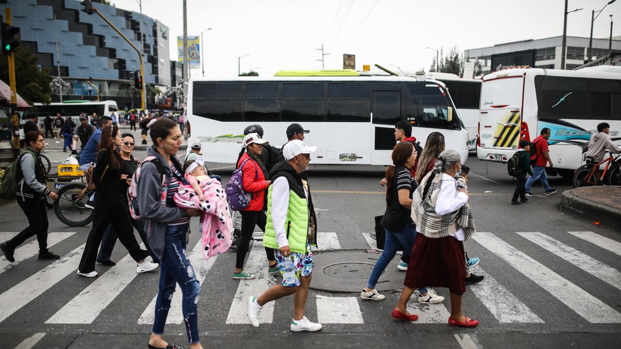 Paro de transportes y camiones.