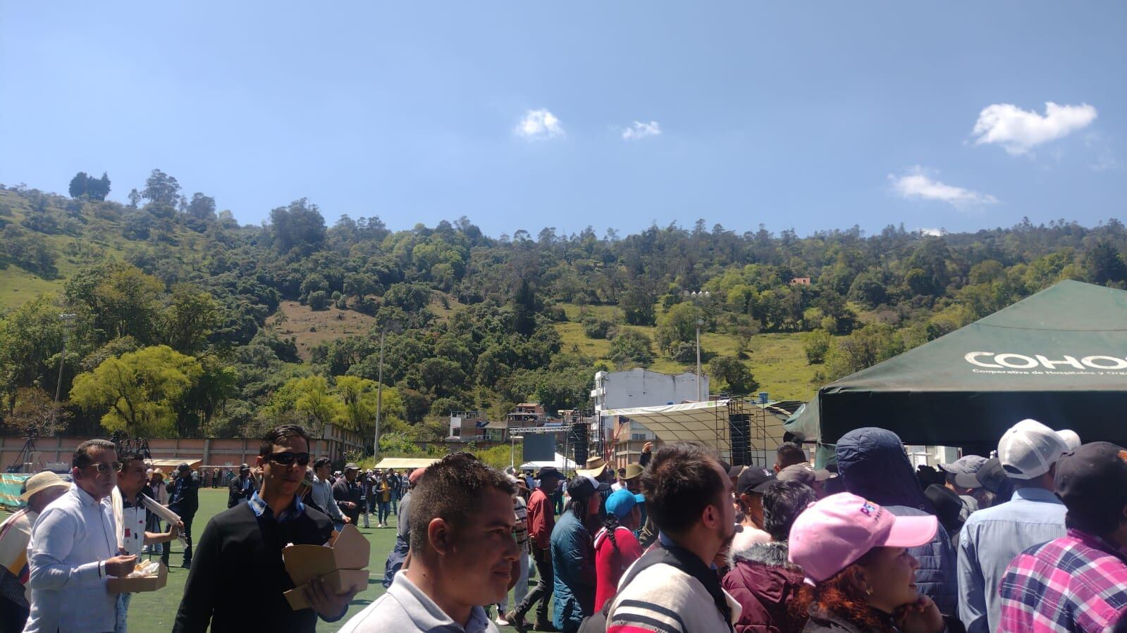 Estos campesinos buscan realmente un diálogo con el Gobierno nacional.