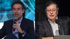 Federico Gutiérrez y Gustavo Petro.