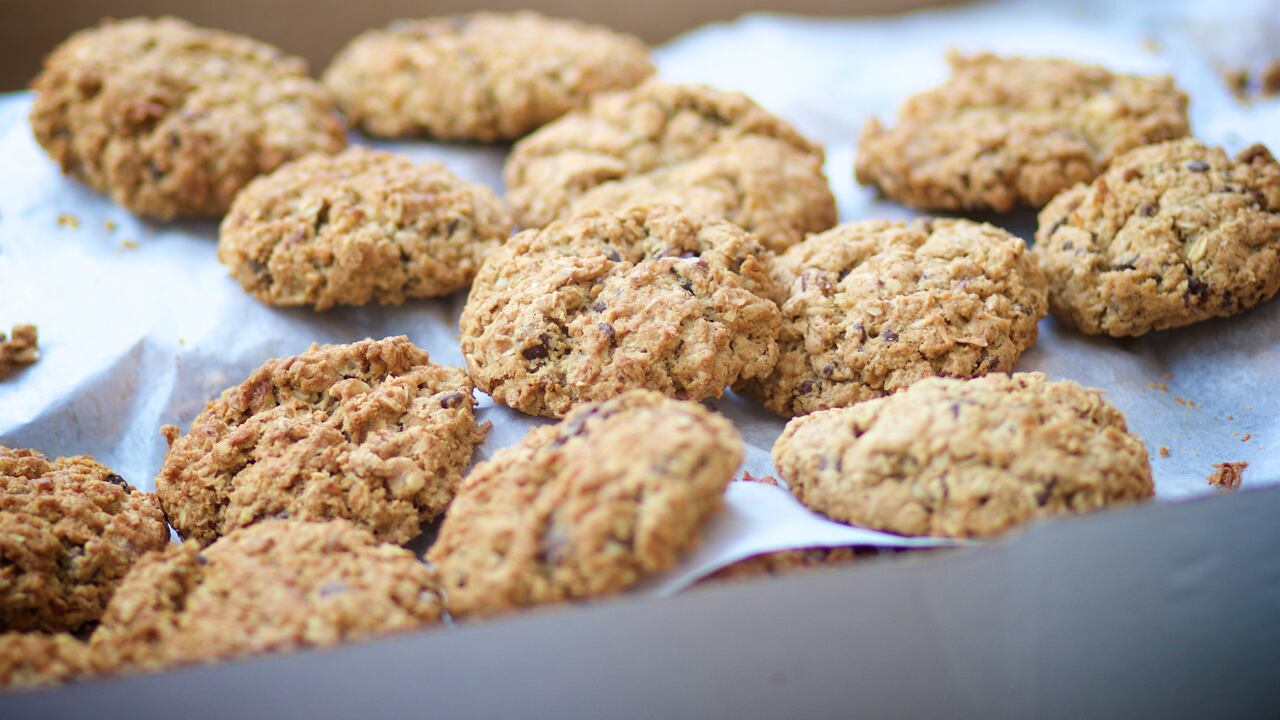 Estas galletas son ideales para llevar como ‘snack’ al trabajo o a la universidad.