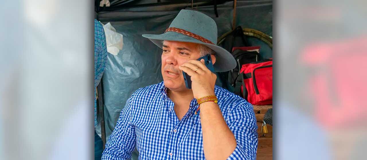 Presidente Duque habló con el Mandatario de Ucrania, Volodímir Zelenski, y le expresó la solidaridad y apoyo de Colombia con su pueblo.