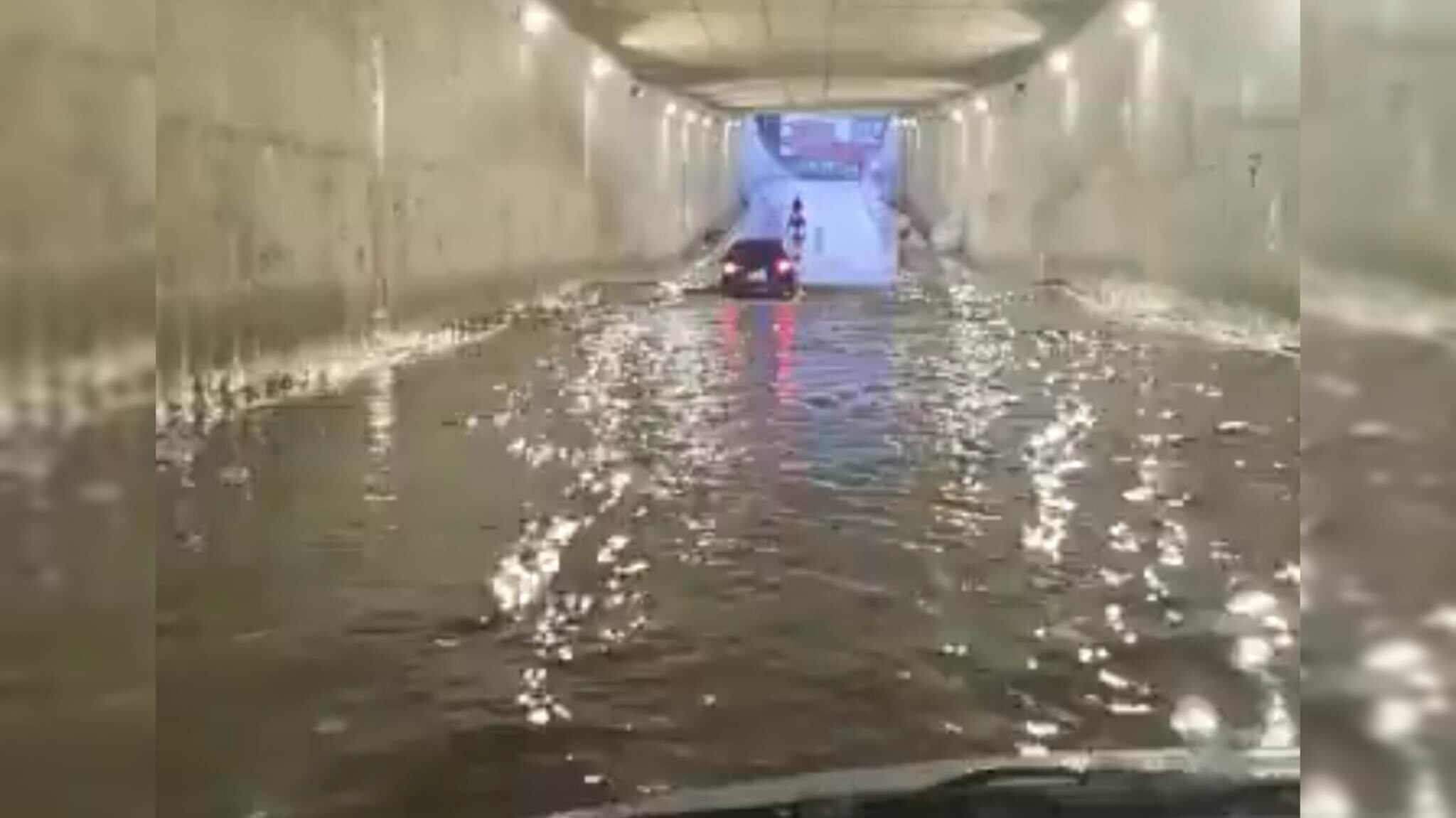 Así se encuentra uno de los intercambiadores de Bucaramanga.