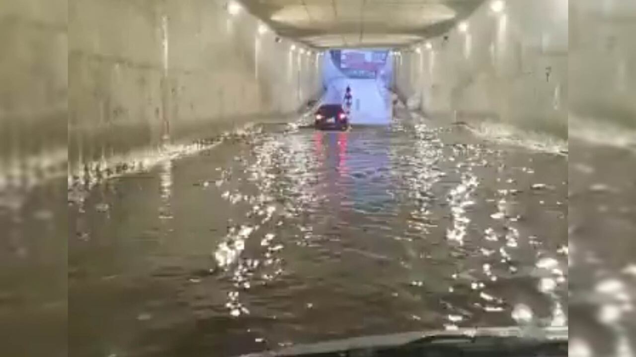 Así se encuentra uno de los intercambiadores de Bucaramanga.