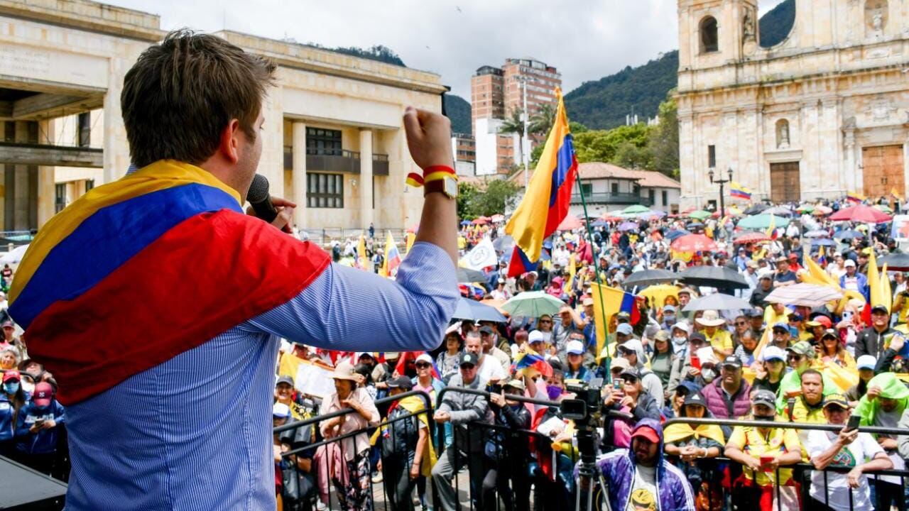 La oposición ha hecho varias marchas en contra de las políticas del Gobierno Petro. En octubre de este año se hará una nueva jornada.