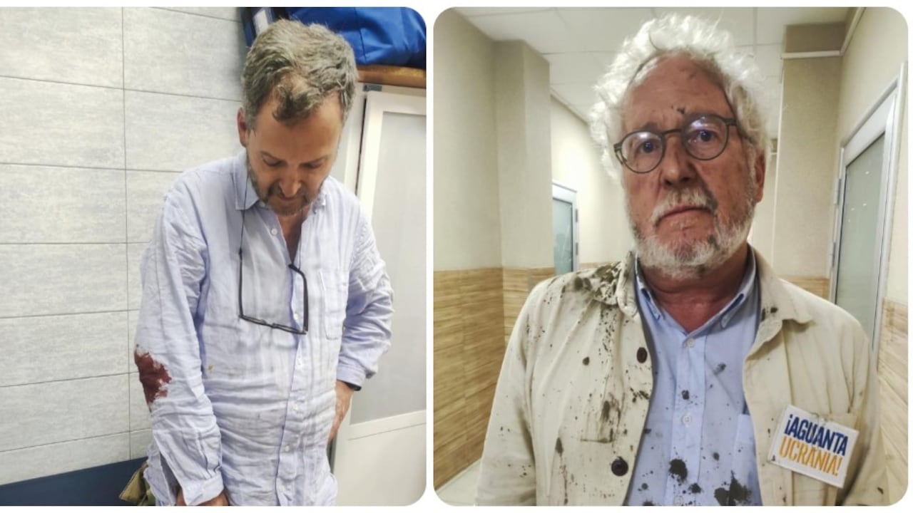 Sergio Jaramillo y Héctor Abad Faciolince. -Cortesía - suministrada a Semana