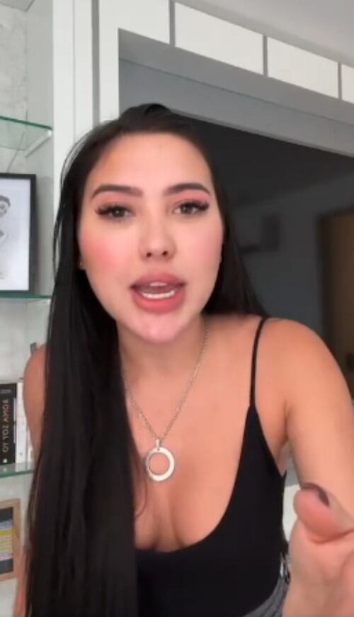 La influencer aclaró lo relacionado con un supuesto video que se le filtró.