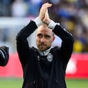Christian Eriksen en el amistoso de Dinamarca contra Ucrania.