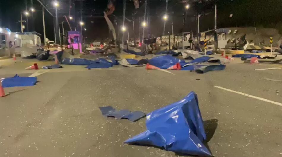 Estragos de moto bomba en Norte de Santander.