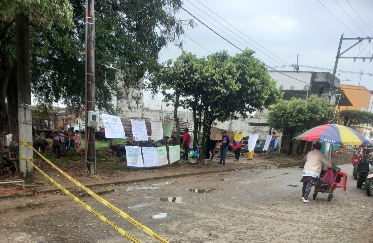 Más de 22 personas se tomaron a la fuerza se tomaron una propiedad privada de la Diócesis de Tibú.