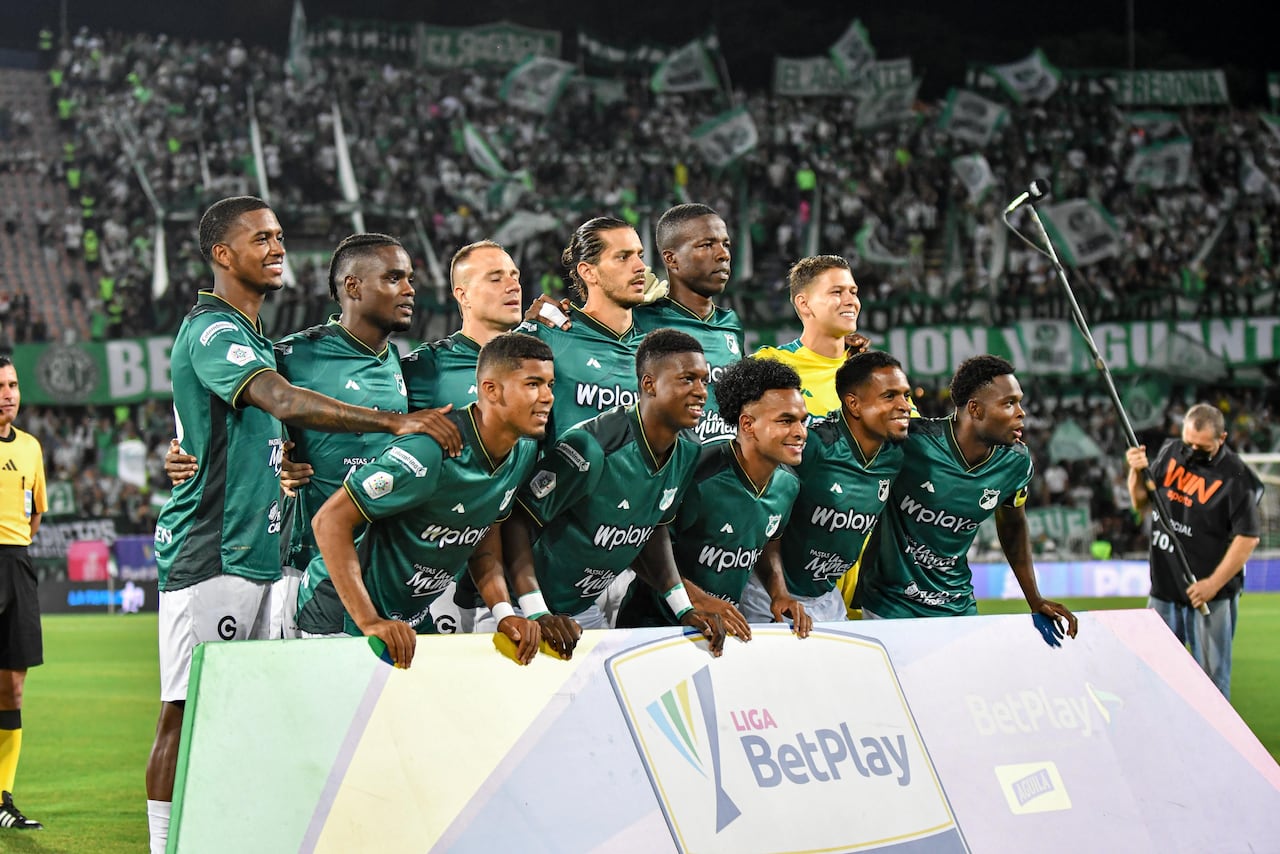 Deportivo Cali antes de enfrentar a Atlético Nacional.