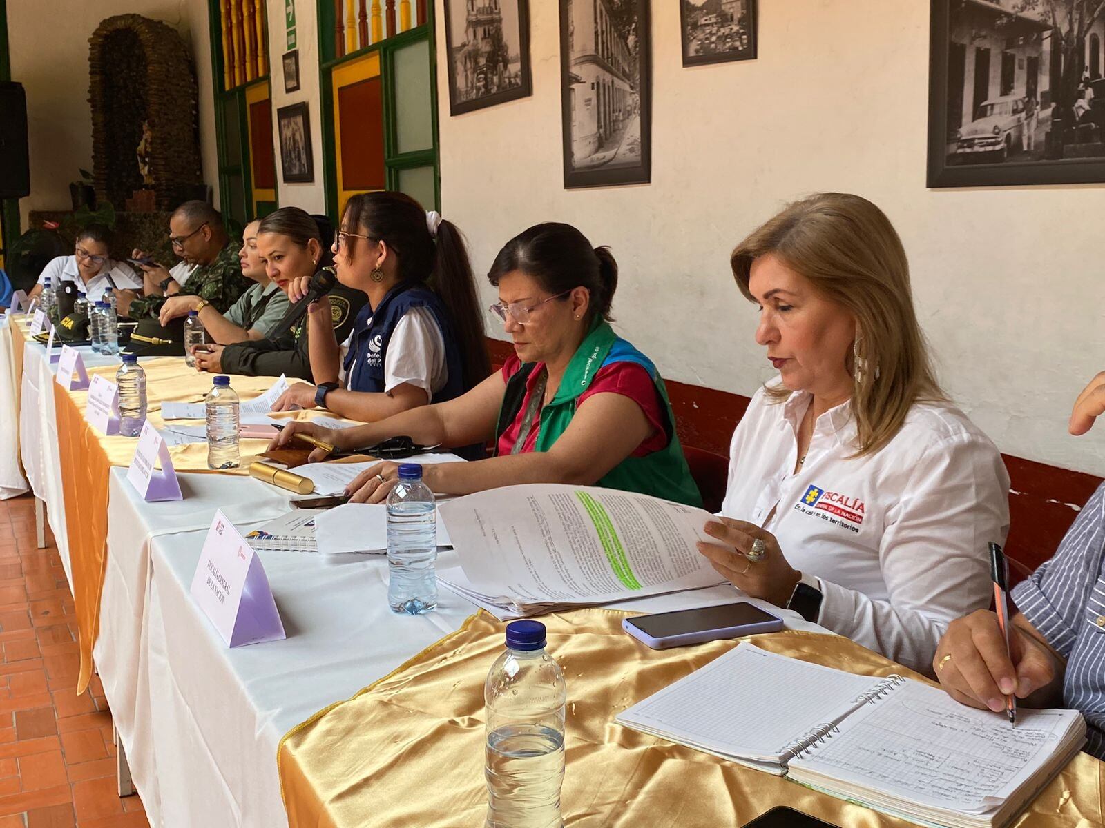 Consejo extraordinario de seguridad en Rionegro, Santander.