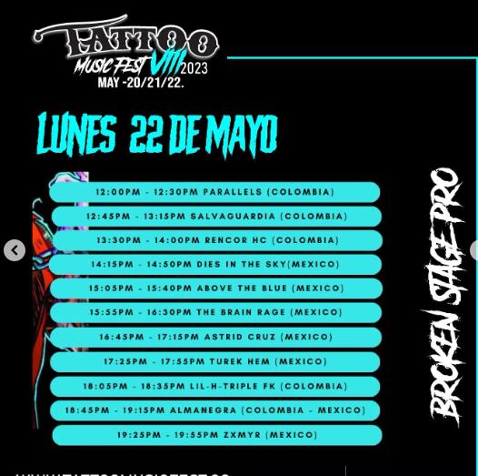 Tattoo Music Fest. Día 3.