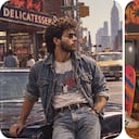 Peinados, ropa, carros y escenarios de los 80 regresan en fotografías creadas con inteligencia artificial.