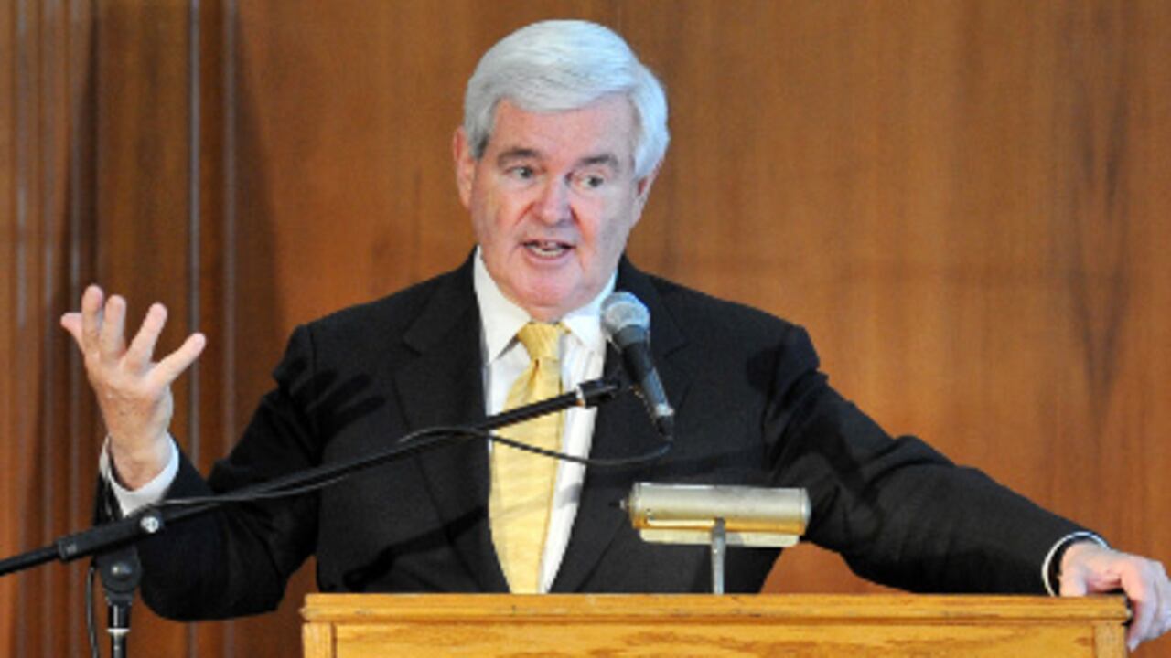 Newt Gingrich, candidato republicano.