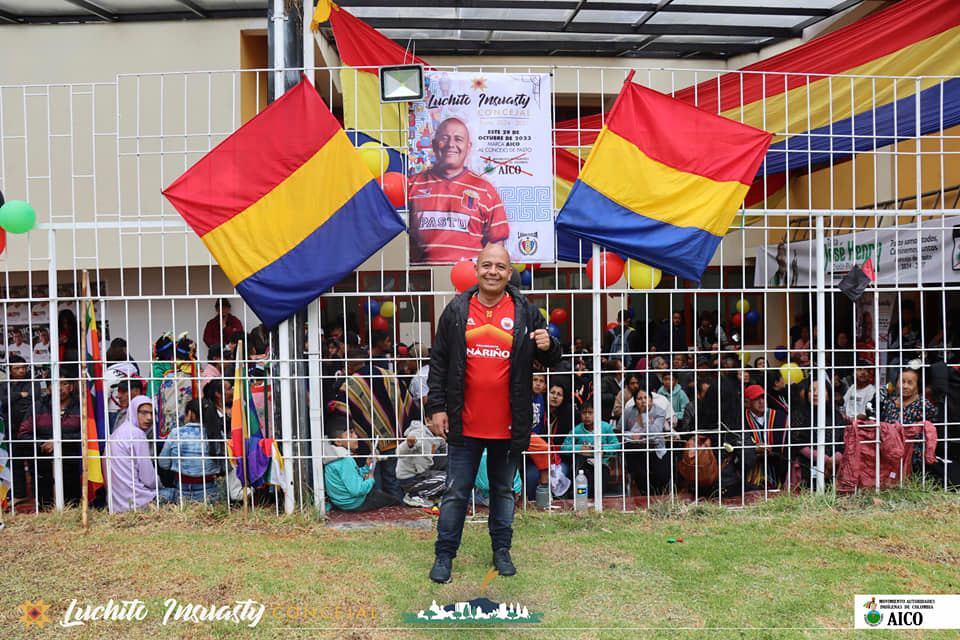 Luis Insuasty, es candidato por el Movimiento de Autoridades Indígenas de Colombia Aico.