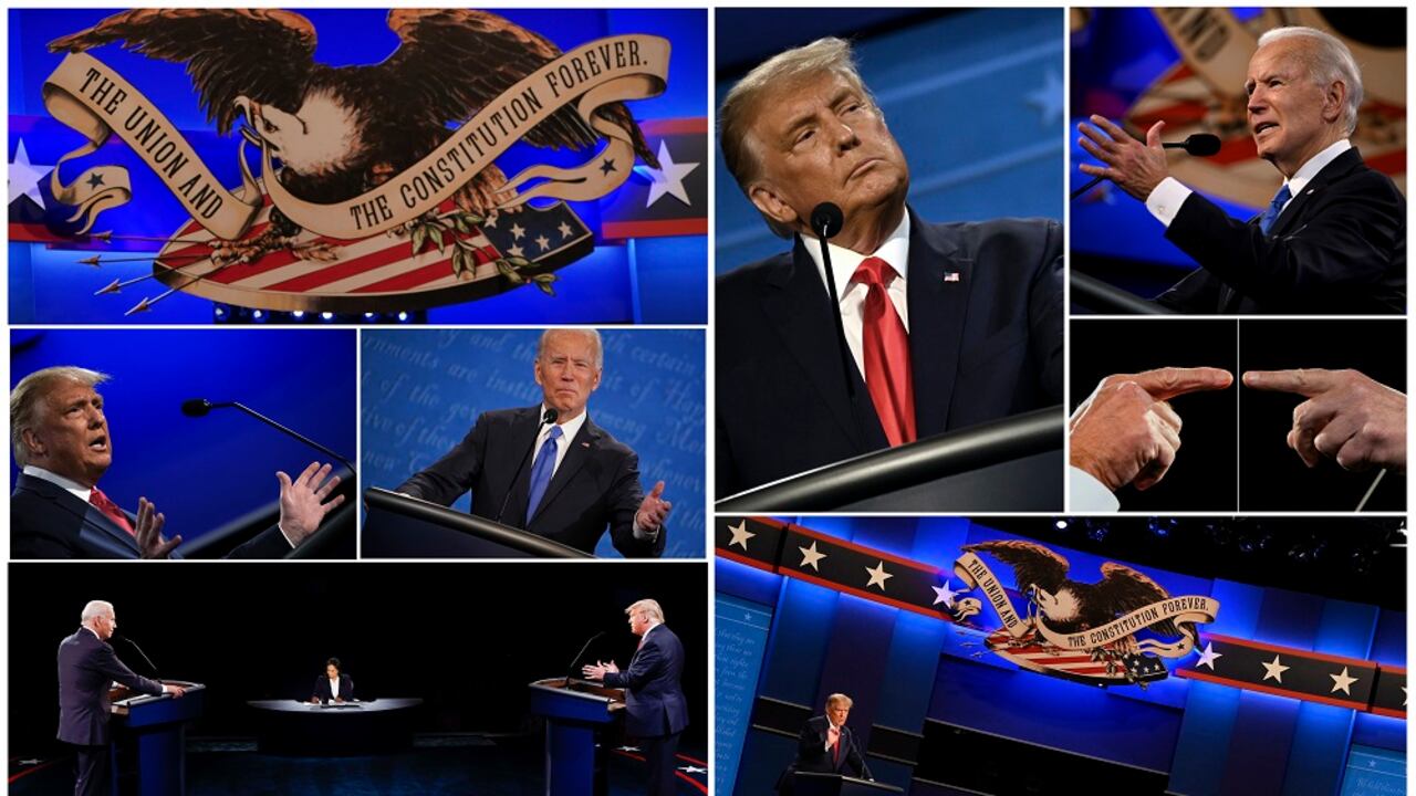Los mejores momentos del último debate entre Trump y Biden