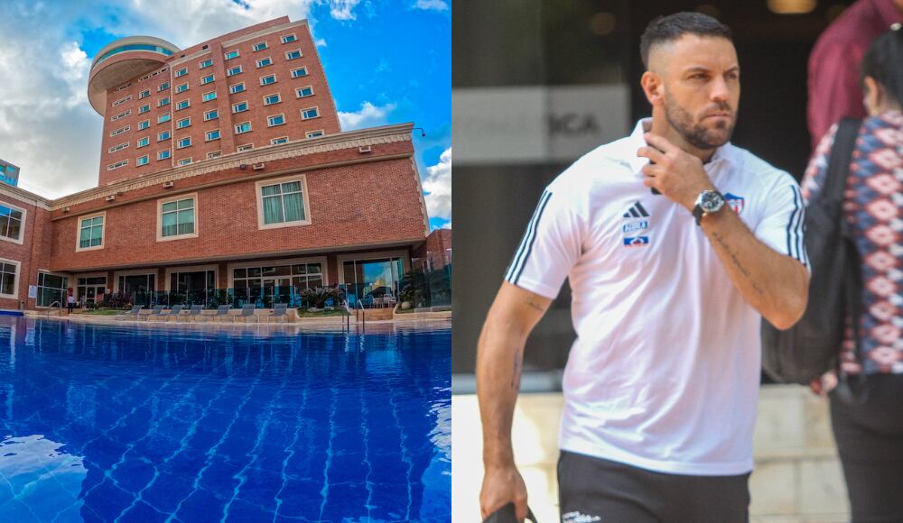 Hotel Dann Carlton (izq.) y Sebastián Viera (der.) | Foto: Hotel Dann Carlton y Junior.