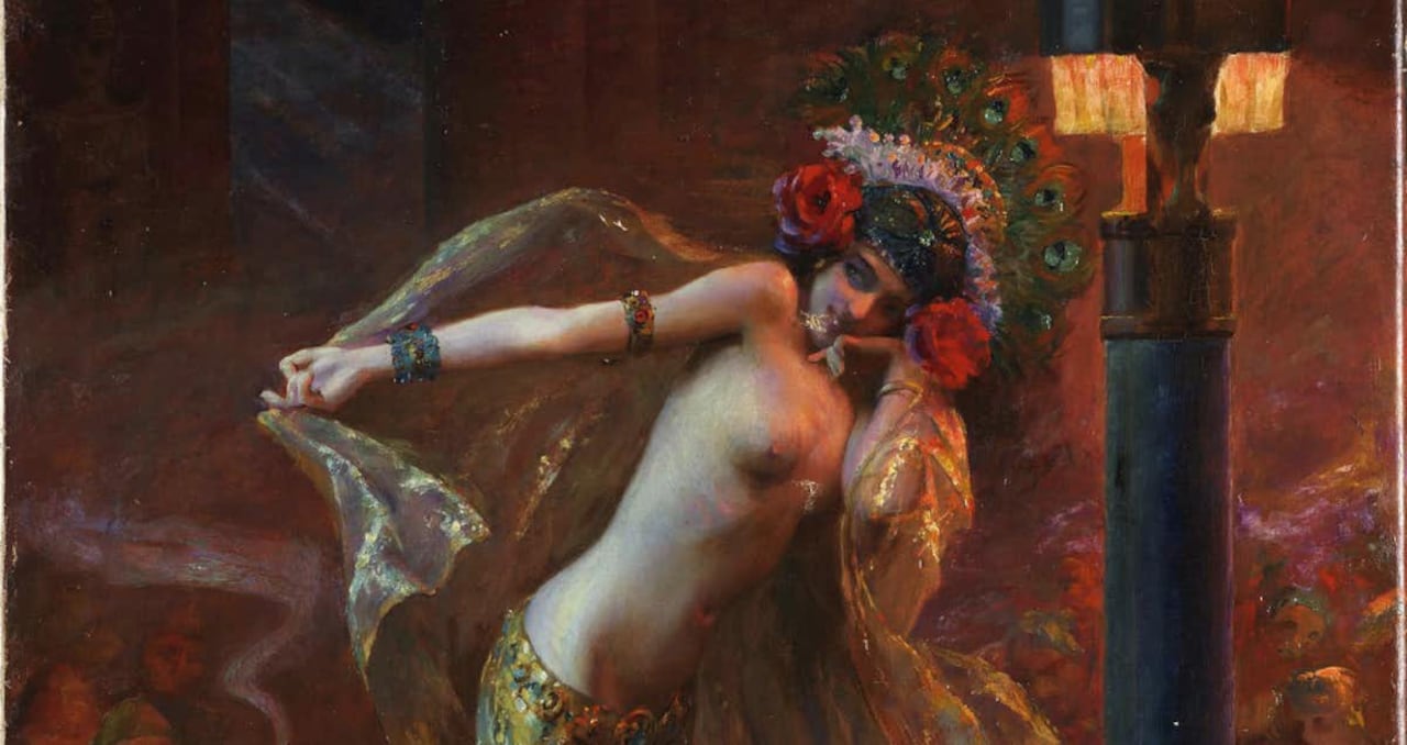 La danza de los siete velos, por Gaston Bussière (1925).