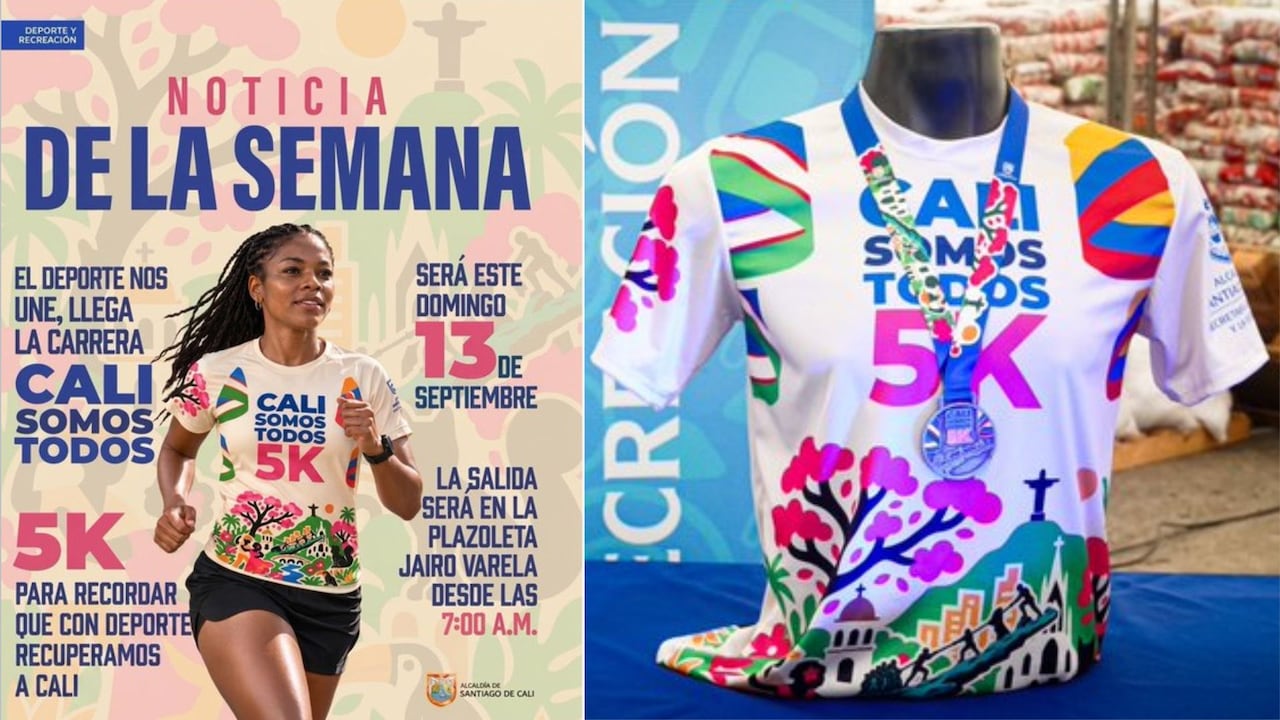 La invitación está abierta: caleños y visitantes podrán sumarse a la carrera Cali Somos Todos 5K y portar la camiseta oficial de este encuentro por la solidaridad y la reconstrucción de la ciudad.