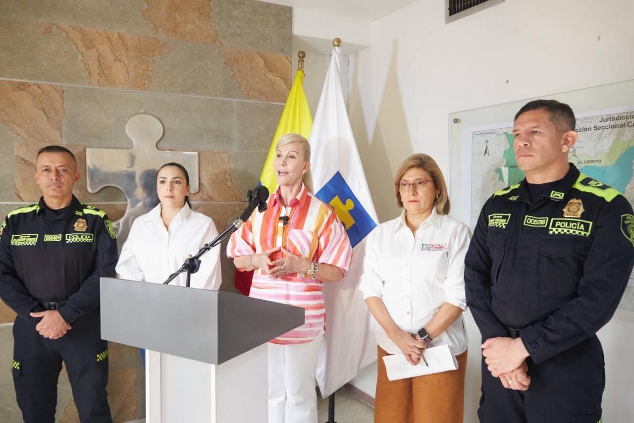 La fiscal encargada Martha Mancera estuvo en Cali y participó del Consejo de Seguridad convocado por la Gobernadora del Valle.