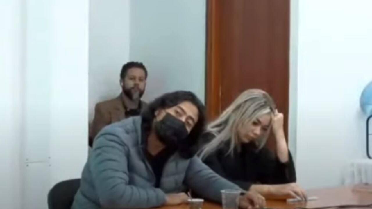 Nicolás Petro y Day Vásquez en audiencia del viernes 4 de agosto sobre medida de aseguramiento