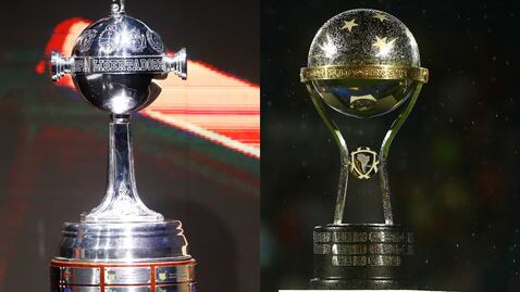 Trofeos de la Copa Libertadores y Sudamericana
