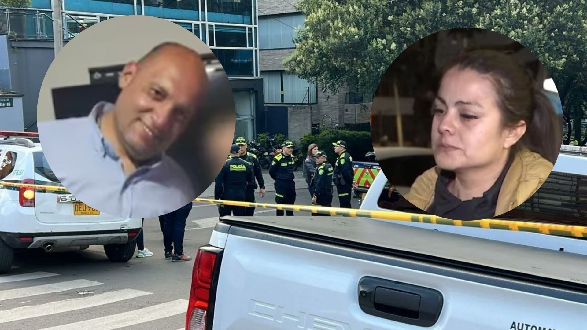 Emma Rozo pareja escolta Gustavo Aponte