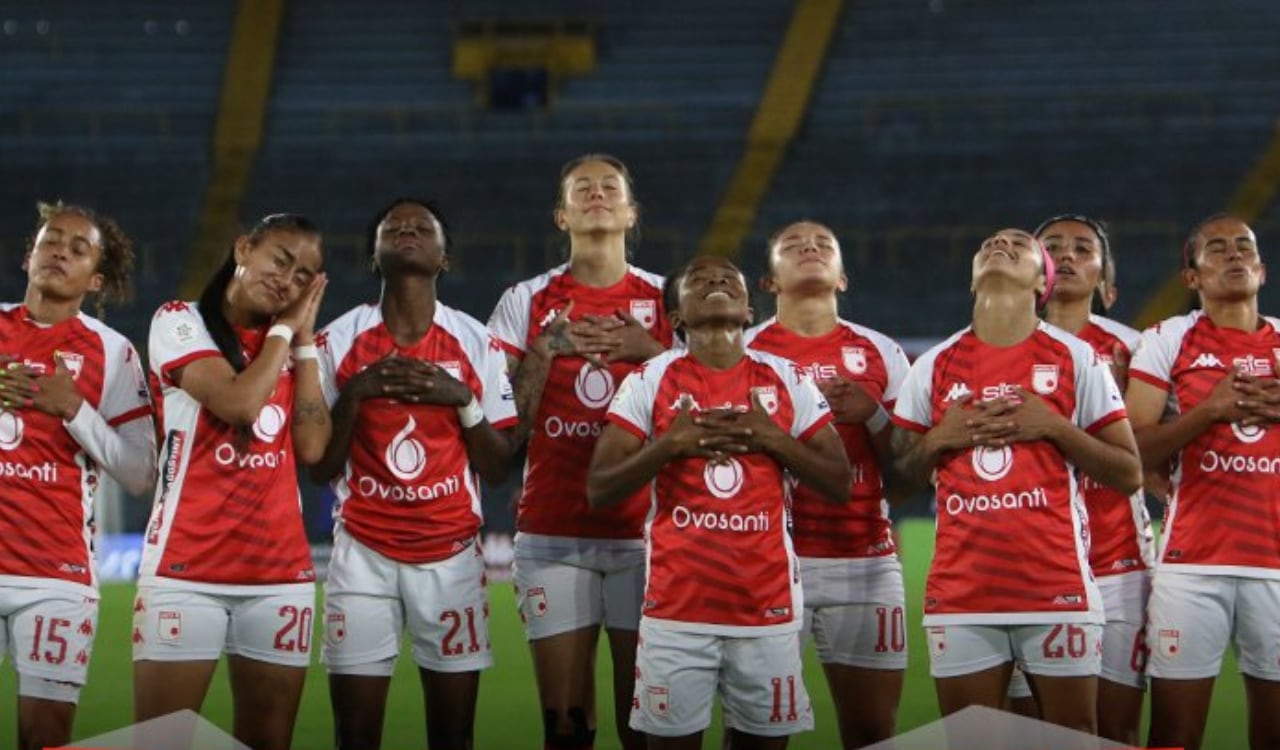 Independiente Santa Fe Femenino no dejó dudas ante Atlético Nacional.
