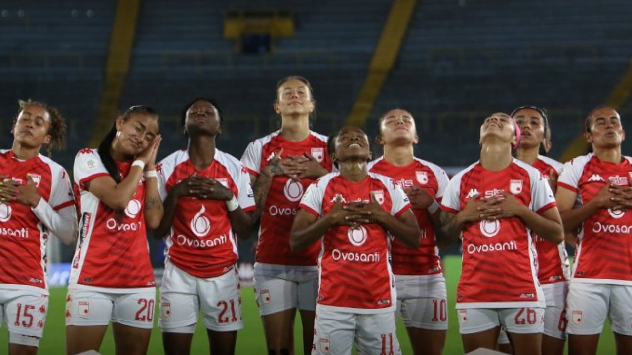 Independiente Santa Fe Femenino no dejó dudas ante Atlético Nacional.