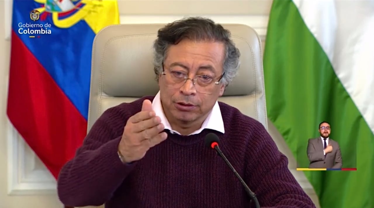 Presidente Gustavo Petro en el consejo de ministros del 29 de septiembre