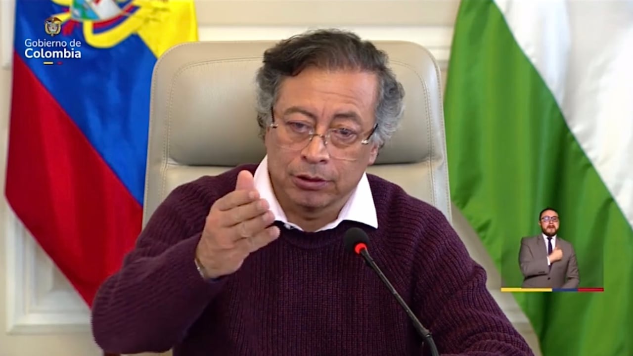 Presidente Gustavo Petro en el consejo de ministros del 29 de septiembre.