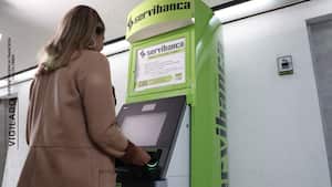 Cajero de Servibanca.