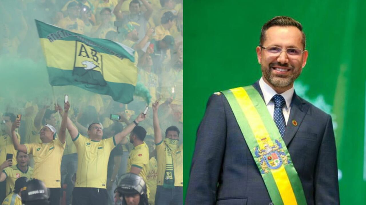 Alcalde de Bucaramanga, Jaime Andrés Beltrán, defendió a la hinchada del 'leopardo'.