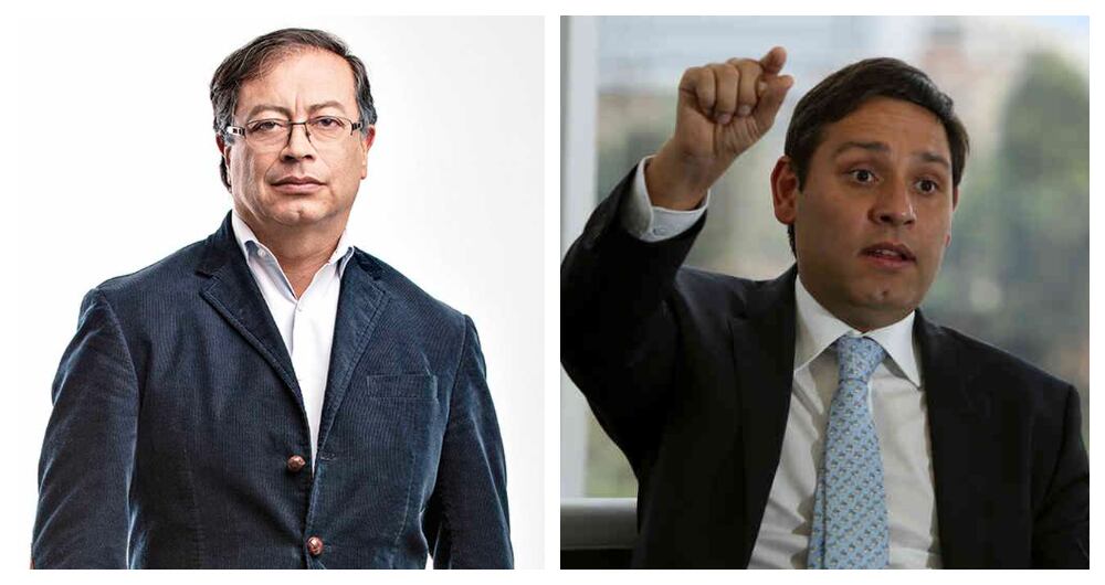 Gustavo Petro y Mauricio Lizcano