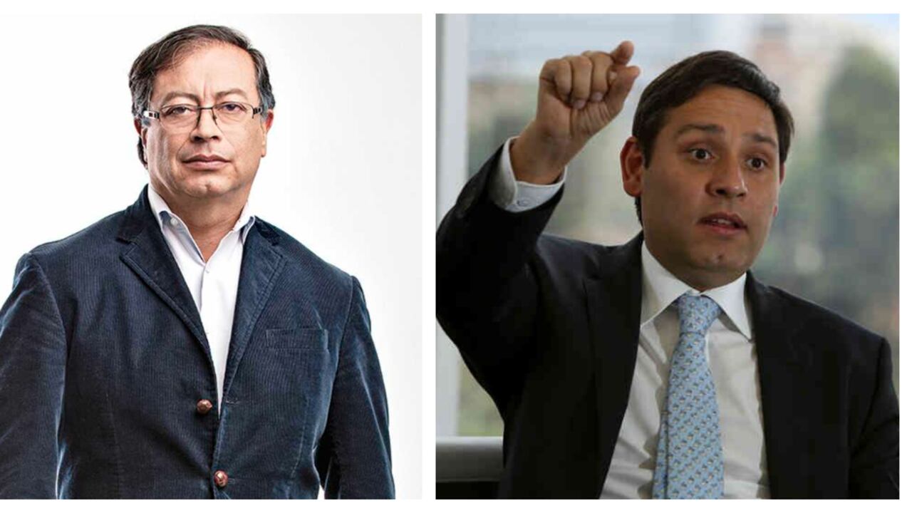 Gustavo Petro y Mauricio Lizcano.