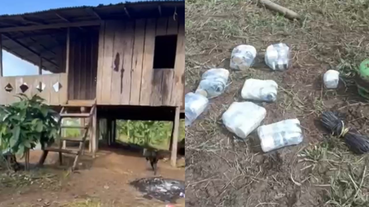 Menor de edad fue rescatada de casa en Chocó, donde había explosivos.