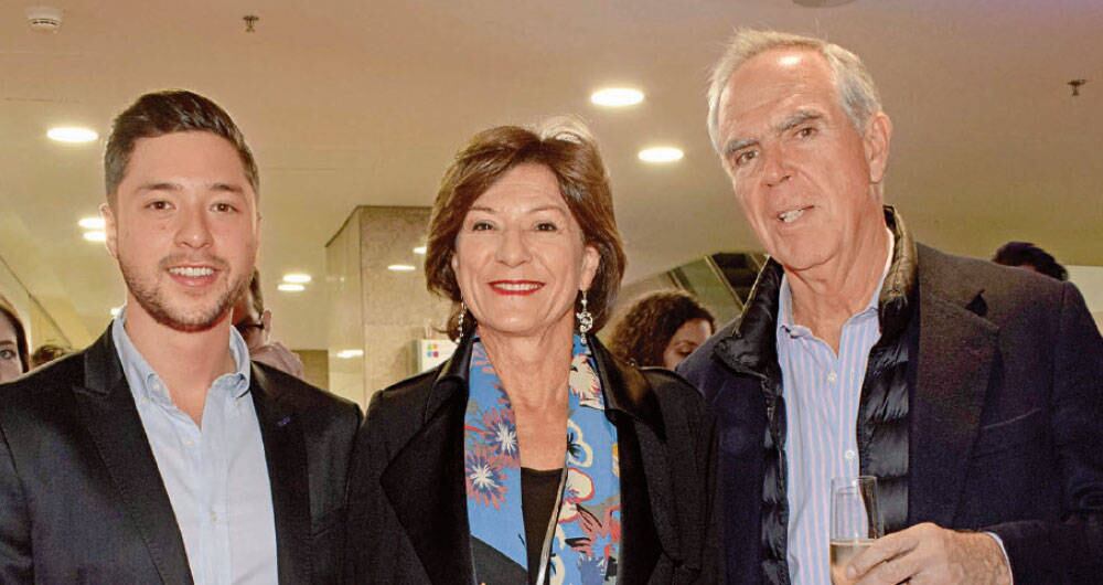 Francisco Vargas Triana, Claudia Triana y Francisco Vargas.