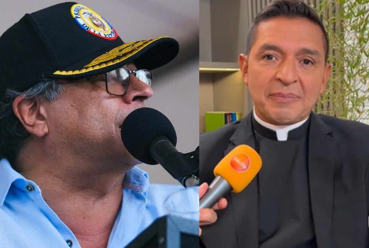 Petro niega las afirmaciones del sacerdote