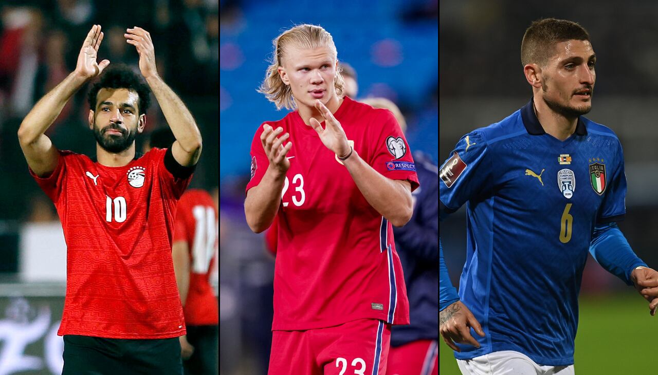 Salah, Haaland y Verratti no estarán en Catar 2022.