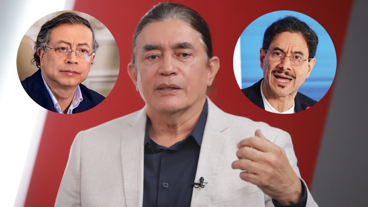 Gustavo Bolívar, Gustavo Petro e Iván Cepeda.