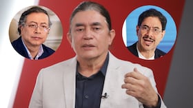 Gustavo Bolívar, Gustavo Petro e Iván Cepeda.