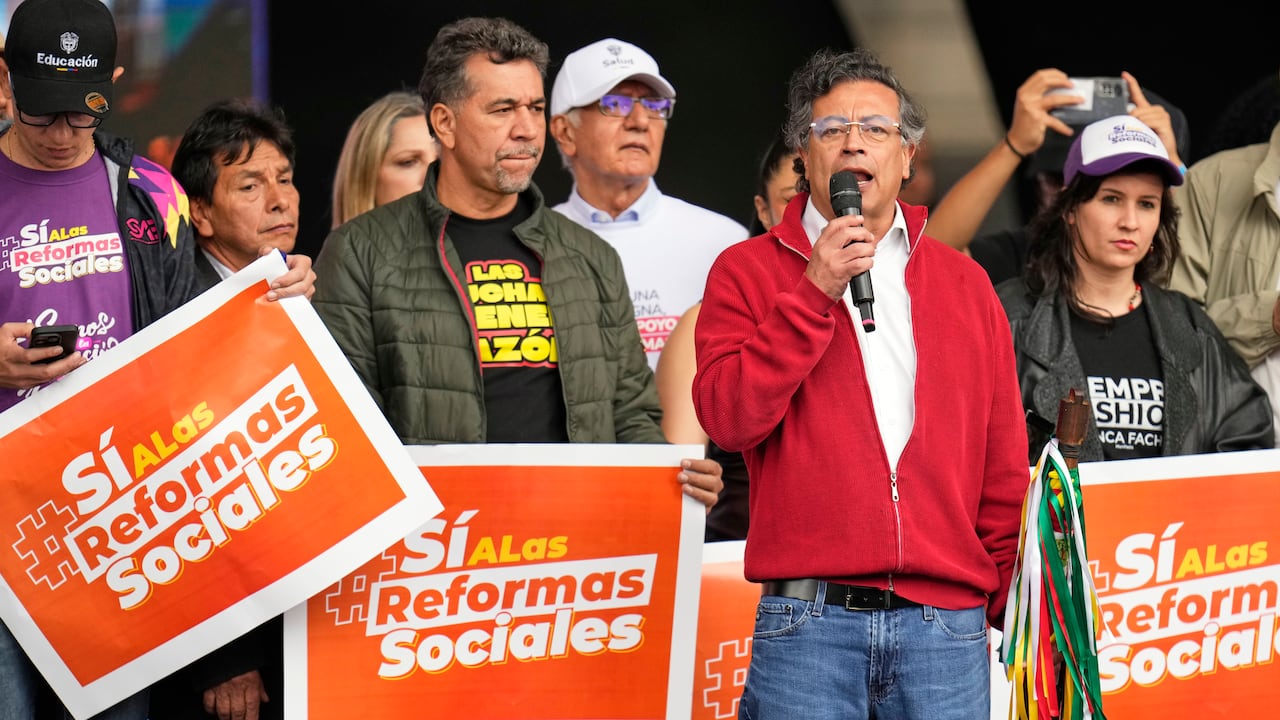 Marcha 18 marzo 2225 Gustavo Petro Plaza de Bolivar