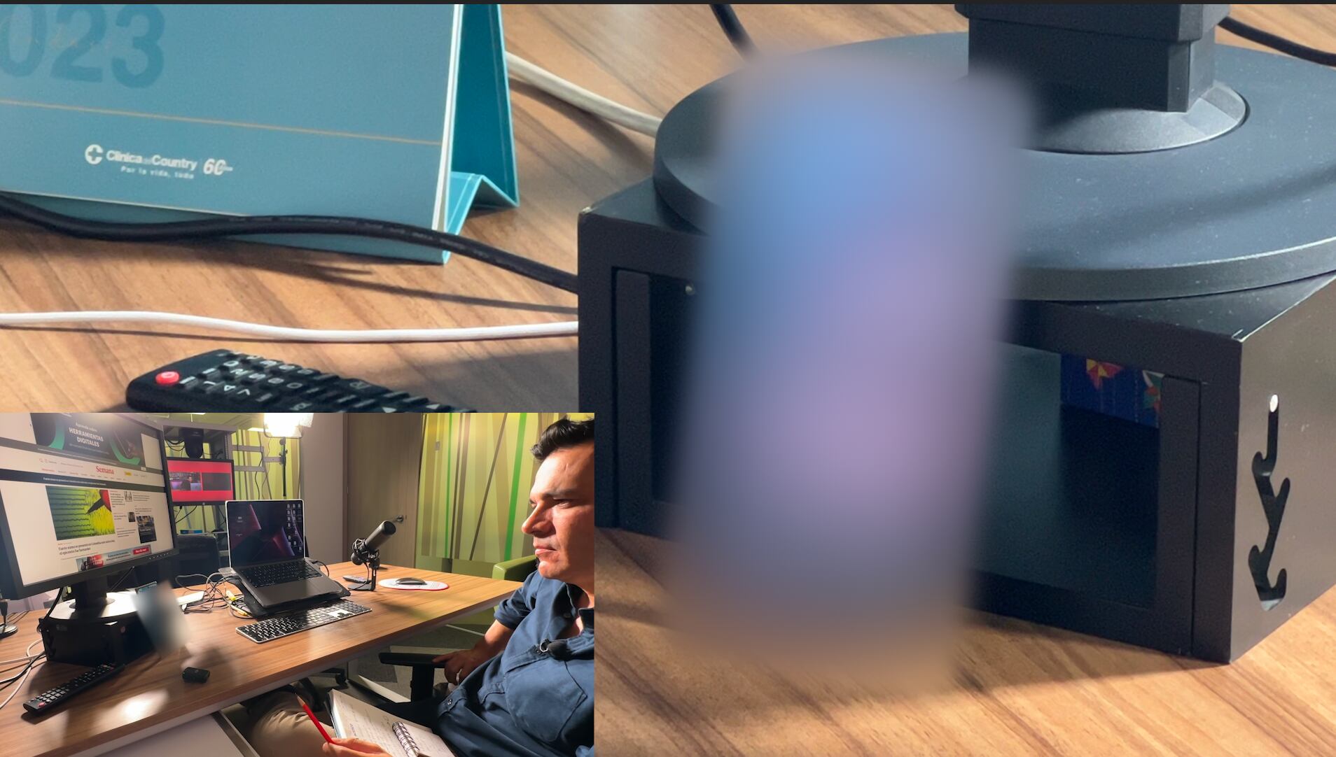 Juan Diego Alvira conversa con un médico cubano que prefiere no identificarse.