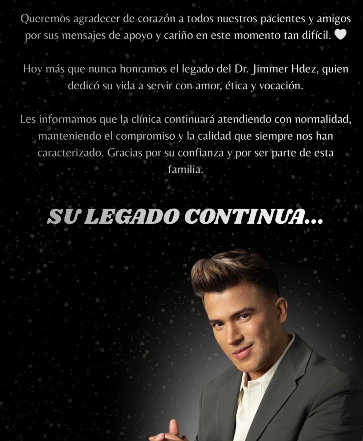 Esto sucederá con la clínica de Jimmer Hernández tras su inesperada muerte.