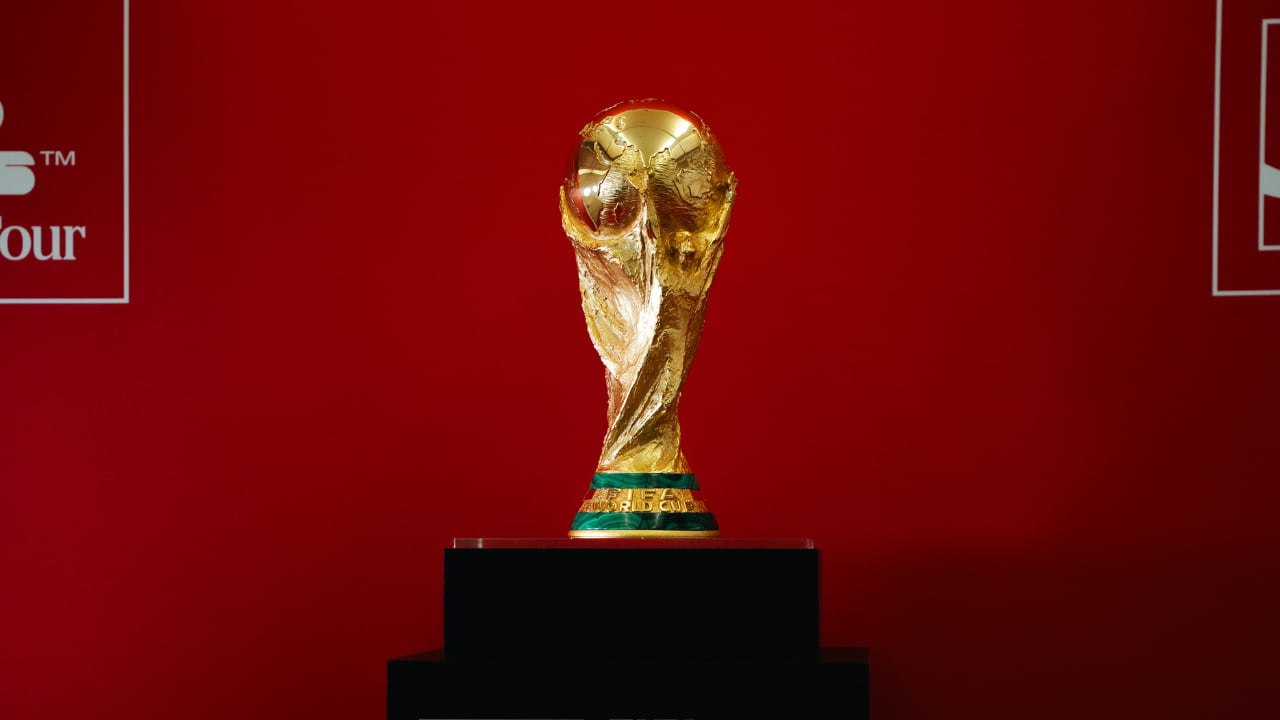 Trofeo de la Copa del Mundo que se jugará en Norteamérica