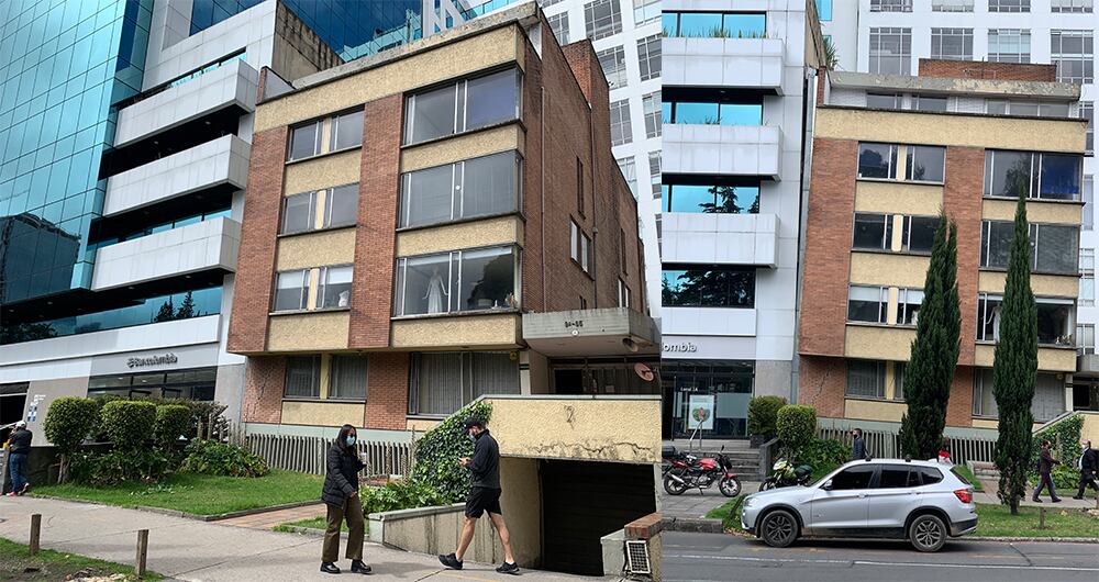 El edificio Av. 100 en  el norte de Bogotá comenzó a hundirse a finales de los años 90´s, por cuenta de la construcción de sótanos y nuevas estructuras aledañas. Tuvo que ser desocupado por prevención.