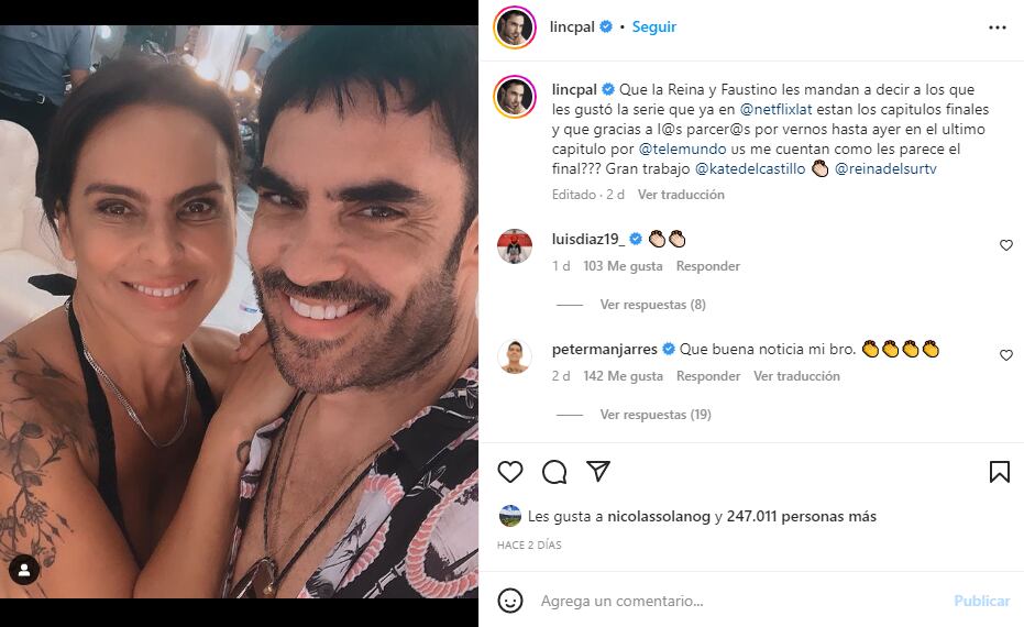 Lincoln Palomeque y Kate del Castillo